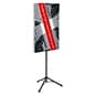 Collapsible Tripod Poster Stand, Portable, with 26"–86" Adjustable Height - Black