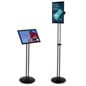 Floor Standing Poster Holder, Angled Tilt Design, Adjustable Height