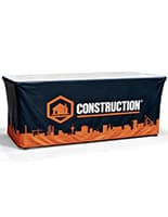 Custom Fitted Tablecloth with Full Color 6' Custom Fitted Tablecloth