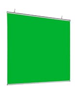 This Hanging Green Screen Backdrop Is Perfect for Personal and Professional Productions Hanging green screen backdrop made of tear-resistant polyester material