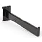 12” Metal Gridwall Straight Faceout Hook - Black