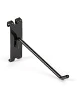 Gridwall Hook with 30° Angled Tip 6" black gridwall peg hook