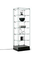 Frameless LED Showcase for Small Boutiques Frameless LED Showcase, 24" Overall Width