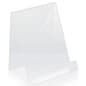 Tabletop Easel with 1.5"d Lip for 8.5 x 11 Literature - Acrylic