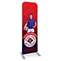 24 x 78.75 Banner Stand w/ 2-Sided Custom Graphic - Full Color