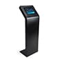 Tablet Floor Stand w/ Locking Enclosure, Steel Construction
