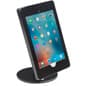 iPad Pro Adjustable Desktop Stand, Locking Enclosure w/ Exposed Home Button - Black