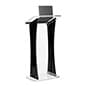 Acrylic Podium for Floor with Collapsible Design, Easy Assembly