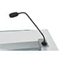 Gooseneck Microphone for LDLECT Podiums, Metal and Steel - Black