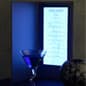 Menu Cover with LED Lights for 5.5 x 11 Menus, Single Panel with Cover - Black