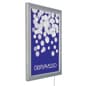 Wall Mounted Backlit LED Poster Frame, Swing Open, Lockable, Outdoor Use