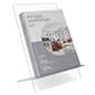 Acrylic Literature Holder, 10"w, Tabletop, Ships Flat, Set of 2 - Clear