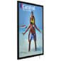 24 x 36 LED Light Box for Wall, Snap Open - Black