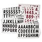 5 Inch Replacement Letter Board Set w/ 421 Letters, Numbers & Symbols - Black and Red