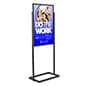 Floor Standing Sign Holder, Top Insert, Double Sided