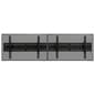 Video Wall Mount for (2) 32" - 55" TV Screens, Tilting Bracket - Black