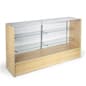 Display Counter with Tempered Glass and Adjustable Shelves