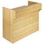 48" Cash Wrap w/ Adjustable Storage Shelves & Pull-out Drawer - Maple