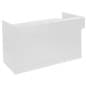 Cash Register Stand w/ Locking Cash Drawer, Ledge Top, and Two Adjustable Shelves