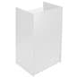 24" White Cash Wrap w/ Pull-Out Drawer & Storage Shelf
