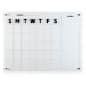 48 x 36 Write-On Board, Wall Mount, Dry Erase, Monthly Calendar, Acrylic – Clear