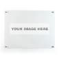 Write-On Board, Wall Mount, Dry Erase, Custom Printing, Acrylic - Multiple Sizes