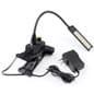 Clip-on Podium Light with 3-Level Dimmer Switch, LED Bulb, Flexible Gooseneck