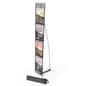 Portable Literature Floor Stand with Case, 8.5 x 11 Pockets