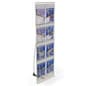 Portable Literature Floor Stand with Case, 8.5 x 11 Pockets