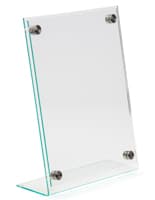 Professional Acrylic Sign Holder is Clear Clear Professional Acrylic Sign Holder