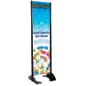Outdoor Permanent Banner Stand, Single Sided Print Graphic