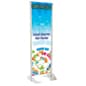 Outdoor Permanent Banner Stand, Single Sided Print Graphic
