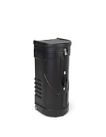 16 W x 39 H x 15 D Black Travel Case Podium Stand with Flat Surface Plastic Counter for Placing Notebooks or Other Materials rolling black travel case podium stand