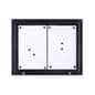 Enclosed Bulletin Board, Outdoor Use, Magnetic, Locking - Black