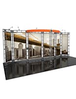 20ft Truss Trade Show Exhibit Display Booth Orbital Express Antares 20ft Wide Orbital Express Antares truss trade show exhibit display booth