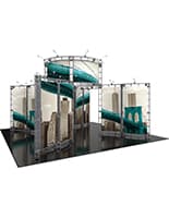 Portable Trade Show Display Booth Truss Kit Orbital Express Canis at 20ft Wide Size 20ft Orbital Express Canis portable trade show display booth truss