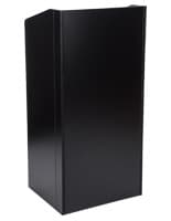 Portable Folding Podium - Finish Complements any Decor Black portable folding podium