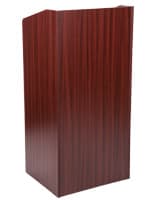 Collapsible Podium - Assemble in Seconds Mahogany collapsible podium