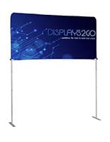 6'Trade Show Table Header Has Adjustable Frame, Is Mountable 6' Trade Show Table Header Is Super Easy to Set Up and Transport