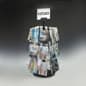 Rotating Postcard Display w/ Sign Clip, 24 Pockets - Black