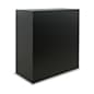 Floor Standing Pedestal, 24"w x 16"d Rectangular Top - Black