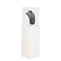 White Display Pedestal for Floor, Lift Off Acrylic Topper, 3 Sizes - White