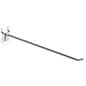 10” Peg Hook for up to 1/8" Thick Metal Pegboard, 1" On Center, Metal - Chrome