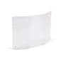 5" x 7" Recycled Acrylic Countertop Sign Holder, Curved Design - Clear