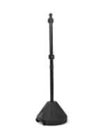Weighted Sidewalk Sign Stand, Fillable Base, Wheels - Black Parking lot sign base made in the USA