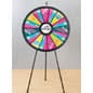 Prize Wheel with 15 - 30 Slots & Printable Templates, Floor Standing - Black