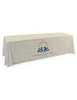 These Custom Table Covers are Machine Washable for Easy Cleanup Custom table covers with closed back design