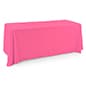 6' or 8' Polyester Table Cloth, Closed Back - Solid Color