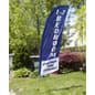 8' Real Estate Feather Flag w/ Ground Spike, APARTMENT NOW AVAILABLE Message