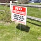 10" x 30" Real Estate Sign Frame, Ground Stake, Outdoor - Silver